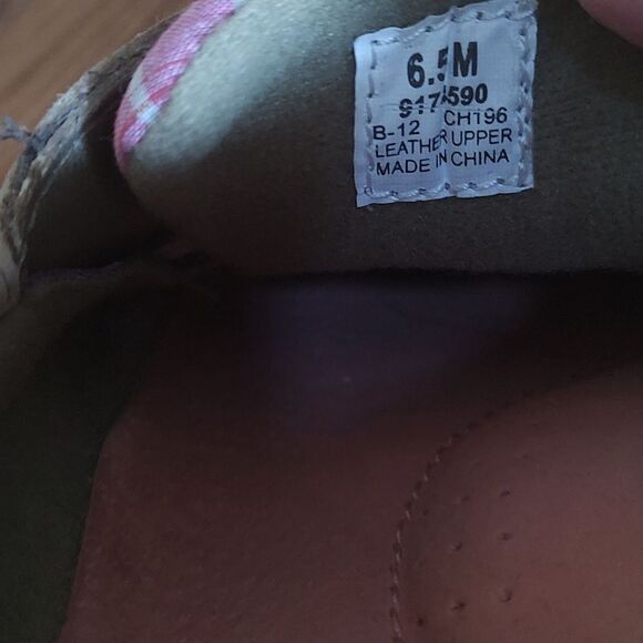 Sperry top sliders pink plaid ladies. Sz 6.5 EUC worn once or twice - Picture 9 of 9